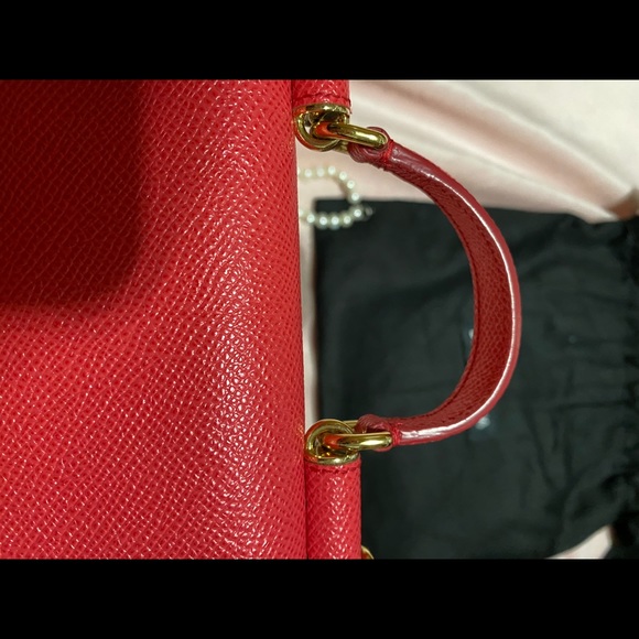 Dolce&Gabbana Mini Von Chain wallet -red - Picture 3 of 6